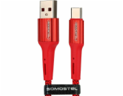 Somostel USB-A - USB-C USB kabel 1 m červený (025697)
