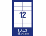 Avery Zweckform LABEL ZF ECONOMY 105X48MM 021 100ARK LABEL E100 ELA021 - ELA021