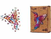 Dřevěné puzzle Maksik Delicate Hummingbird PuzA3-00717