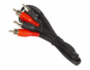 Kabel BLOW 2xRCA M, 2xRCA M, 1,2m, černý 91-253