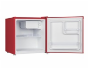 CHiQ CSD46D4RE minibar, 46 litrů, 2 přihrádky, 0 °C až +10 °C, 39 dB, červený