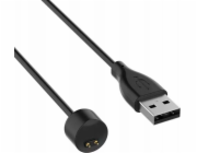 OEM USB kabel USB NABÍJEČKA MI BAND / SMART BAND 5/6/7 ČERNÁ / ČERNÁ, 100CM