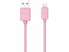 Joyroom USB kabel JOYROOM FAST LIGHTNING CABLE 1M RŮŽOVÝ,...