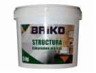 Zdobící tmel Briko Structura, bílý, 5 kg