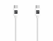 ER POWER kabel USB-C/C 3A 60W 120cm bílý