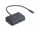 DELTACO USBC-HUB203, USB Type C Hub 4x USB A