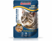SUPER BENEK Sterilizované s drůbeží - mokré krmivo pro kočky - 100g