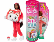 Panenka Barbie Cutie Reveal Kitten-Panda červená HRK23 MATTEL