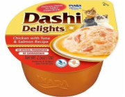 INABA Dashi Delights kuřecí vývar z tuňáka a lososa - kočičí pamlsek - 70 g