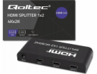 Qoltec 51797 Active HDMI Splitter 2 x HDMI 4K x 2K | 6 Gb...