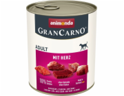 ANIMONDA GranCarno Adult se srdíčky - mokré krmivo pro psy - 800g