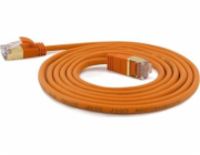 Wantec  7147 S/FTP (S-STP) Oranžový 2mCat.7 RohCable síťový kabel (7147)