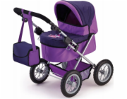 Kočárek pro panenky BAYER Design 13112AA Trendy sytě Purple