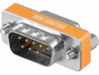 adaptér goobay null modem 9-pin samec > samice