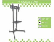 TECHLY 309982 Mobile stand for TV LCD/LED/Plasma 30-65 60kg VESA tilting with shelf