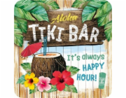 NOSTALGICKÝ ART KOVOVÝ STOJAN NA HRNKY Tiki Bar