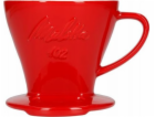 Porcelánový překapávač kávy Melitta Melitta 102 - Červený