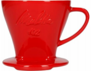 Porcelánový překapávač kávy Melitta Melitta 102 - Červený