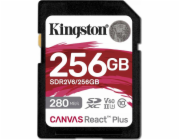 Kingston Canvas React Plus | 256 GB | SD | Flash paměť třídy 10