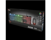 BAZAR - TRUST set klávesnice + myš GXT 838 Azor Gaming Combo US - poškozený obal - náhradní obal
