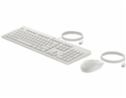 HP 225 Wired Mouse and Keyboard Combo - Česká-Slovenská White