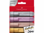 Faber-Castell Textmarker TL 46 Metallic 4er Etui, Stift