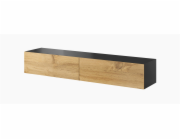 Cama TV Stand VIGO 180 30/180/40 black/wotan oak