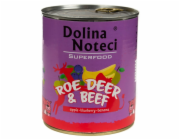 Dolina Noteci Superfood se srnčí a hovězím masem - mokré krmivo pro psy - 400g