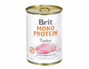 BRIT Mono Protein Turkey - mokré krmivo pro psy - 400 g