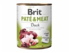 BRIT Paté & Meat with Duck - mokré krmivo pro psy - 800 g