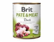 BRIT Paté & Meat with Duck - mokré krmivo pro psy - 800 g