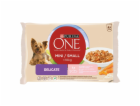 PURINA One mini jemné - mokré krmivo pro psy - s lososem ...