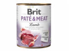 BRIT Paté & Meat s jehněčím - mokré krmivo pro psy - 800g