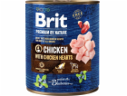 BRIT Premium by Nature Chicken with hearts - Mokré krmivo...