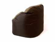 Sako sáčkový pouffe Nadýchané cappuccino XXL 140 x 90 cm