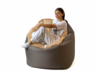 Sako taška pouf Fluffy brown XXL 140 x 90 cm