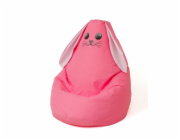 Sako taška pouf Rabbit pink XL 130 x 90 cm