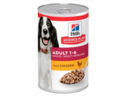 HILL S Science Plan Canine Adult Chicken - Mokré krmivo pro psy - 370 g