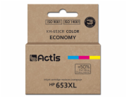 Actis KH-653CR, náhradní inkoust do tiskárny HP 653XL 3YM74AE; Premium; 18 ml; 300 stran; barevný