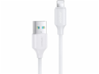 Joyroom USB -A - Lightning 0,25 m bílý kabel