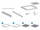 Sada pro instalaci LED panelů 60x60 pro přisazení  RC132Z...