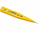 Zkoušečka napětí 12-250V Deli Tools EDL8003 (žlutá)