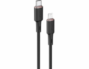 Kabel USB-C na Lightning Acefast C2-01, 30W, MFi, 1,2 m (černý)