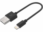 Kabel USB na Lightning Cygnett 12W 0,1 m (černý)