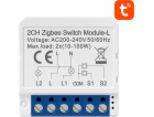 Chytrý spínací modul ZigBee Avatto LZWSM16-W2 Bez neutrál...