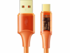 Kabel USB-C Mcdodo CA-3150, 6A, 1,8 m (oranžový)