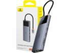 Rozbočovač 10v1 Baseus Metal Gleam II Series, USB-C na 1x...