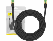 Opletený síťový kabel cat.8 Baseus Ethernet RJ45, 40 Gb/s, 3 m (černý)