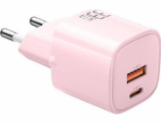 Nabíječka GaN 33W Mcdodo CH-0156 USB-C, USB-A (růžová)