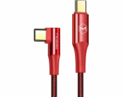 Kabel USB-C na USB-C Mcdodo CA-8321 100W 90 stupňů 1,2 m (červený)